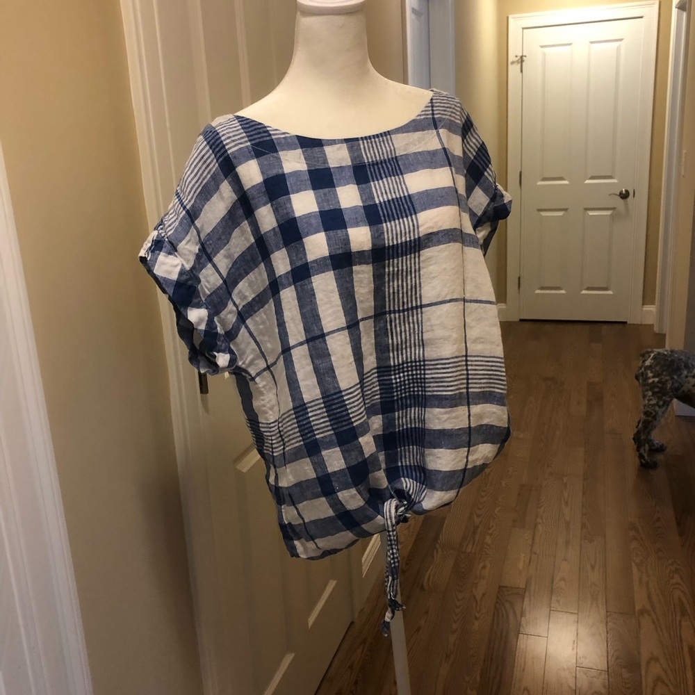 Plaid blouse